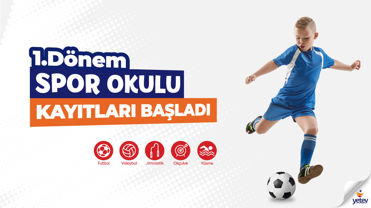 1. DÖNEM SPOR OKULU KAYITLARIMIZ BAŞLADI